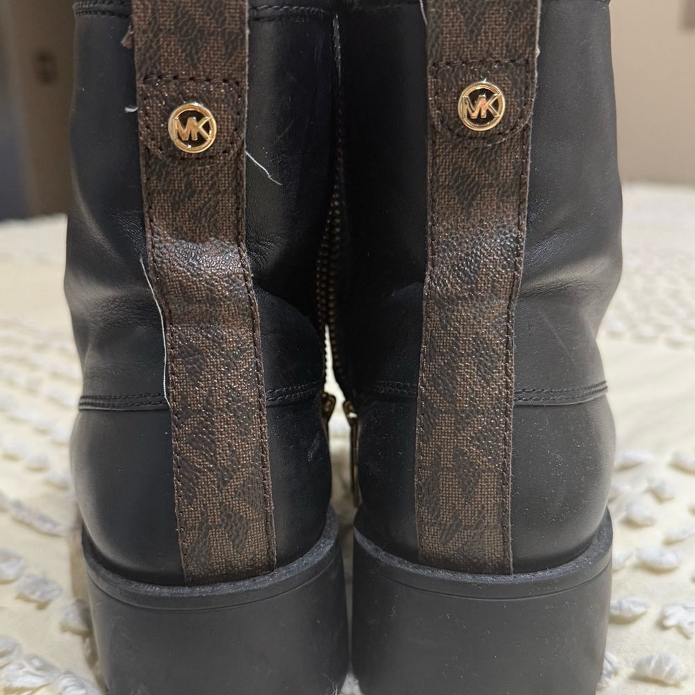 Michael Kors Black and Brown Boots - Picture 1 of 3